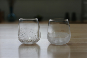 Set of 4 round glasses